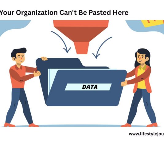 Data From Your Organization Can’t Be Pasted Here: How To Repair