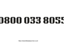 0800 033 8055 Important Information Regarding This UK Freephone Call 0800 033 8055