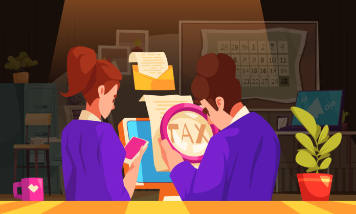 Tax Service Cartoon your topic