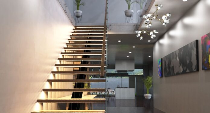 How the Right Lighting Turns a Plain Staircase into a Feature Right Lighting