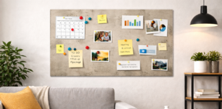 Why a magnetic noticeboard is a must-have in a modern interior magnetic noticeboard