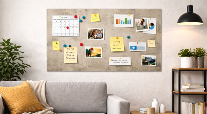 Why a magnetic noticeboard is a must-have in a modern interior magnetic noticeboard