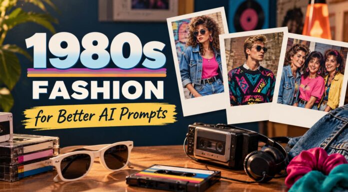 The A-Z of 1980s Fashion for Better AI Prompts 1980s Fashion