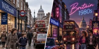 The Real British 1980s vs the AI Version: What It Actually Looked Like Real British 1980s street compared with an AI-generated version